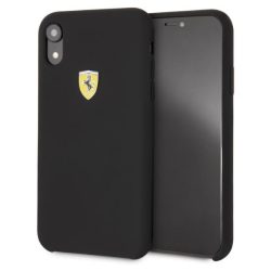 Ferrari SF iPhone XR fekete szilikon tok