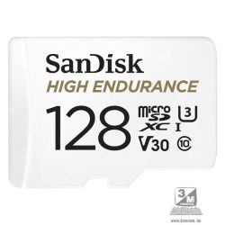 Sandisk 128GB SD micro (SDXC Class 10 UHS-I U3) High Endurance memória kártya