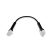 Ubiquiti UniFi Cat6 UTP 22cm fekete patch kábel