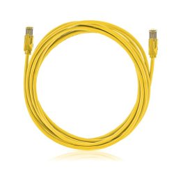 KE-Line Cat6A 10Gigabit STP LSOH Patch Kábel 1m sárga
