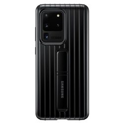 Galaxy EF-RG988CBEGEU S20 Ultra kitámasztós fekete ütésálló hátlap