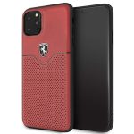 FERRARI Victory iPhone 11 Pro Max piros kemény bőrtok