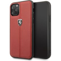 FERRARI iPhone 11 Pro függőlegesen csíkozott piros keménytok