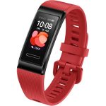 Huawei Band 4 Pro piros aktivitásmérő karpánt