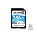 Kingston 256GB SD Canvas Go Plus (SDXC Class 10 UHS-I U3) (SDG3/256GB) memóriakártya