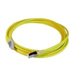   Legrand 051552 RJ45-RJ45 Cat6A árnyékolt (S/FTP) LSZH (LSOH) 2 méter sárga d: 5,2mm AWG28 LCS3 patch kábel
