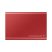 Samsung 500GB USB 3.2 (MU-PC500R/WW) piros T7 külső SSD