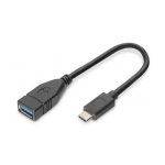   DIGITUS USB 3.0 Type A anya-> USB 3.0 Type C apa 0,15m OTG adapter