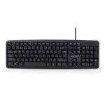 Gembird KB-U-103 standard billentyűzet, USB, fekete