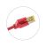 KE-Line Cat6A 10Gigabit STP LSOH Patch Kábel 10m piros