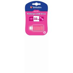 Verbatim 49056 PIN STRIPE Store'n'Go 32GB USB 2.0 pink Flash Drive