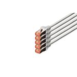   DIGITUS Cat.6 S/FTP LSZH 10m szürke patch kábel (5db/csomag)