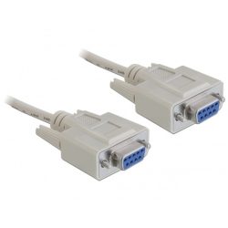 Delock 84077 9pin anya/anya 1,8m null modem soros kábel