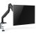 DIGITUS gázrugós C-bilincses univerzális (VESA 75/100) 1-es fekete monitor tartó konzol