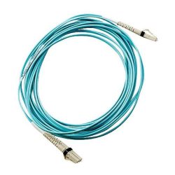 HPE AJ833A LC to LC Multi-mode OM3 2-Fiber 0.5m 1-Pack Fiber Optic Cable