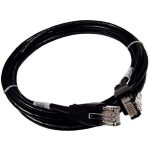   HPE C7535A RJ45 to RJ45 Cat5e Black M/M 7.6ft 1-pack Data Cable