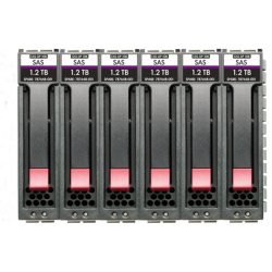 HPE R0Q69A MSA 48TB SAS 12G Midline 7.2K LFF (3.5in) M2 1yr Wty 6-pack HDD Bundle