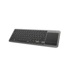   Hama 13182653 "KW-600T" HUN USB vezeték nélküli fekete billentyűzet (touchpad)
