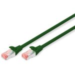 DIGITUS CAT6 S-FTP LSZH 0,5m zöld patch kábel