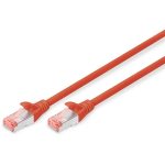 DIGITUS CAT6 S-FTP LSZH 3m piros patch kábel