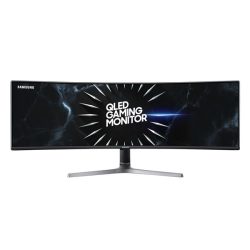 Samsung 49" C49RG90SSR QLED Dual QHD HDMI 2Display port 120Hz ívelt kijelzős kékes sötétszürke gamer monitor