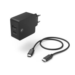 Hama 210521 "PD/QC" USB A & Type-C univerzális hálózati töltő szett