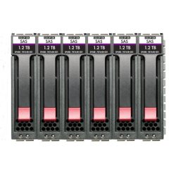 HPE R0R47A MSA 14.4TB SAS 12G Enterprise 10K SFF (2.5in) M2 3yr Wty FE 6-pack TAA-compliant HDD Bundle