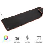   Trust GXT 764 Glide-Flex RGB  XXL világító fekete gamer egérpad