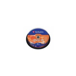 VERBATIM 43523 DVD-R 4,7GB/16x/matt ezüst írható felület/egyszer írható DVD 10db/csomag
