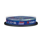   VERBATIM CDV7052B10DL CD-R DataLife cake box CD lemez 10db/csomag