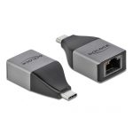   Delock 64118 USB Type-C apa > Gigabit LAN anya kompakt adapter