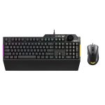   ASUS TUF Gaming K1 HUN fekete USB világító billentyűzet + TUF Gaming M3 gamer egér Combo