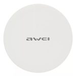 AWEI W6 10W ultra vékony fehér vezeték nélküli töltő
