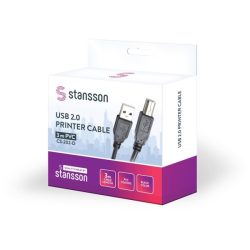 Stansson 3m USB 2.0 nyomtató kábel