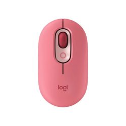 Logitech POP with emoji vezeték nélküli rózsaszín egér