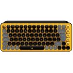   Logitech POP Keys with Emoji US sárga vezeték nélküli billentyűzet