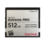 Sandisk 512GB Compact Flash 2.0 Extreme Pro memória kártya