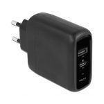 Delock 41455 USB-C PD 3.0 + USB-A 20W+12W hálózati töltő