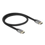   Delock 83994 50cm Ultra nagy sebességű HDMI 48Gbps 8K 60Hz szürke kábel