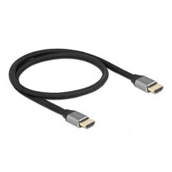 Delock 83994 50cm Ultra nagy sebességű HDMI 48Gbps 8K 60Hz szürke kábel