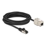   Delock 87030 5m Cat.6A RJ45 apa - Keystone modulos RJ45 anya kábel