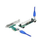   Delock 90065 1xPCI 32 Bit 60cm-es USB kábel csatlakozású PCI Express x1 Riser kártya