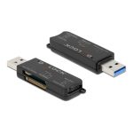   Delock 91757 SD/Micro SD/MS memóriakártyákhoz USB 3.2 kártyaolvasó