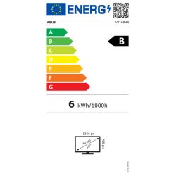 Asus 15,6" VT168HR WXGA LED HDMI/VGA érintőképernyős monitor