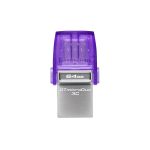   Kingston 64GB USB3.2 Gen1 C/USB3.2 Gen1 A DataTraveler microDuo 3C (DTDUO3CG3/64GB) Flash Drive