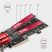 Axagon PCEM2-ND PCI-Express - NVME+M-key/dataswitch/SP/LP M.2 adapter