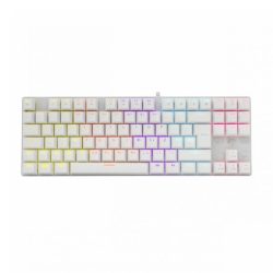 White Shark COMMANDOS GK-2106W/R-HU fehér mechanikus magyar (red switch) gamer billentyűzet