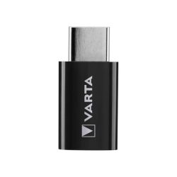 Varta 57945101401 microUSB - Type C fekete adapter