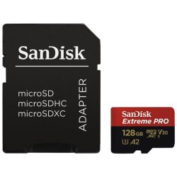 Sandisk 00214504 128GB SD micro Extreme Pro (SDXC Class 10 UHS-I U3) memóriakártya Sandisk 00214504 128GB SD micro Extreme Pro (SDXC Class 10 UHS-I U3) memóriakártya