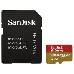 Sandisk 00121586 128GB SD micro Extreme (SDXC Class 10 UHS-I U3) memóriakártya Sandisk 00121586 128GB SD micro Extreme (SDXC Class 10 UHS-I U3) memóriakártya